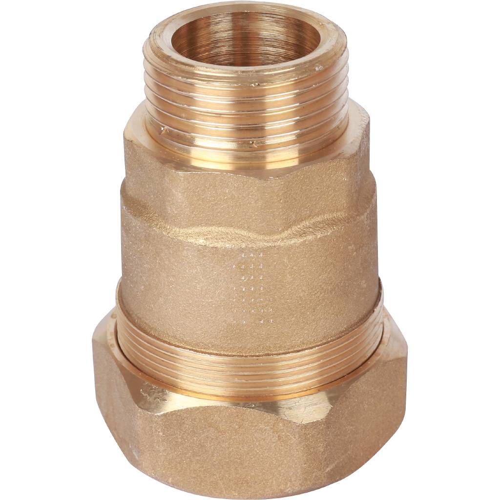 Муфта TIEMME 1 НP для стальных труб, латунь, 1500056
