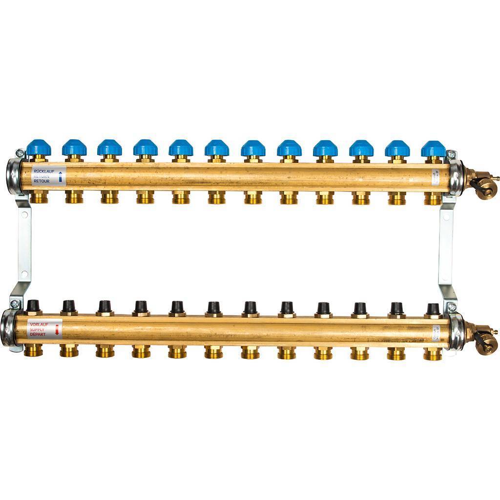 Коллектор для теплых полов Watts HKV-12 (20.20.112), 10004192
