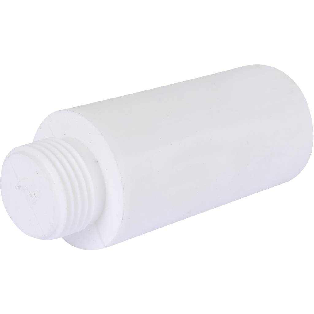Заглушка Kalde d=20 удлиненная с резьбой для полипропиленовых труб под сварку (цвет белый), 3292-stu-200000