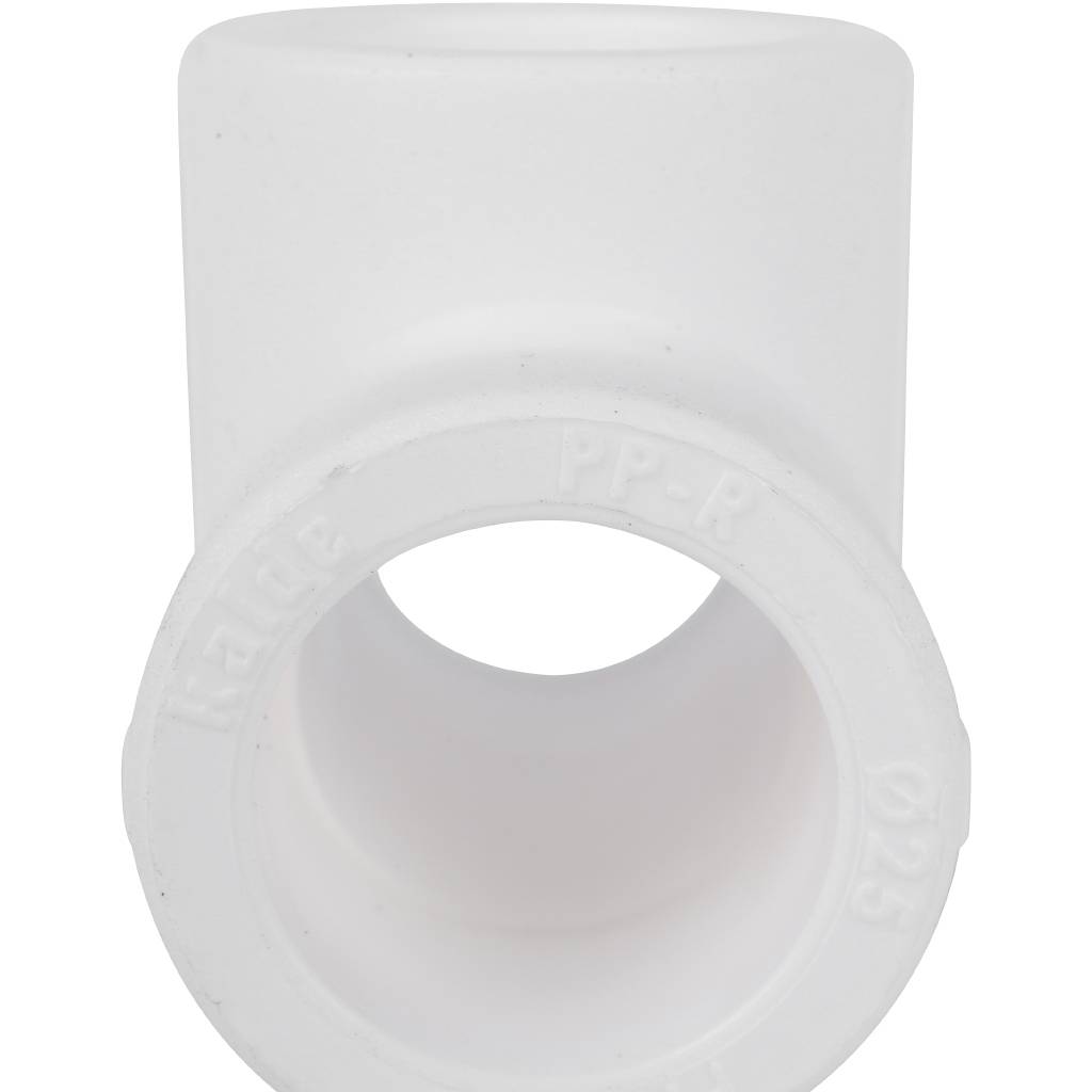 Тройник Kalde d=25 для полипропиленовых труб под сварку (цвет белый), R.3212-teo-250000