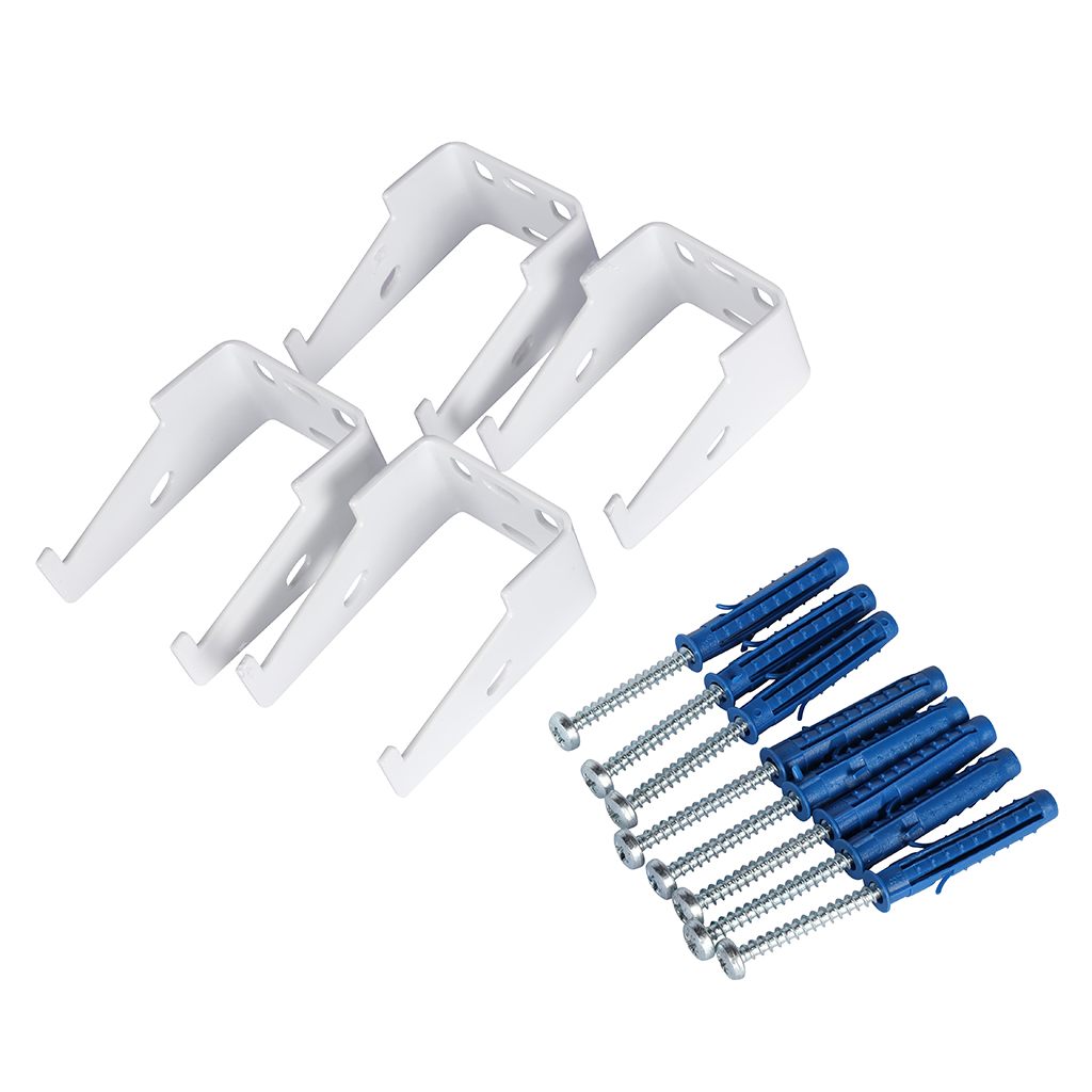 *RST-217504-020 ROMMER RST 2175/04 радиатор стальной 2 трубчатый нижнее правое подключение RAL9016 (в комплекте 4 кронштейна), *RST-217504-020