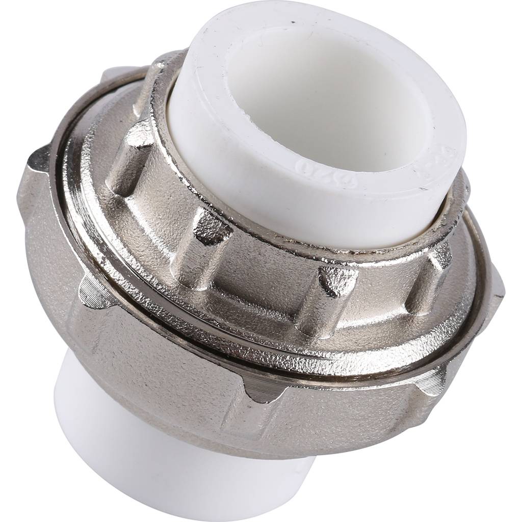 Разъемное соединение Kalde 20 для полипропиленовых труб под сварку (цвет белый), 3252-mft-200000