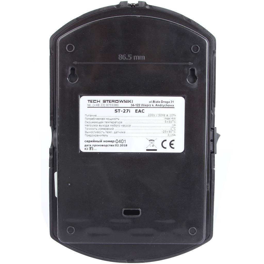 Контроллер для циркуляционных насосов TECH ST-27 I