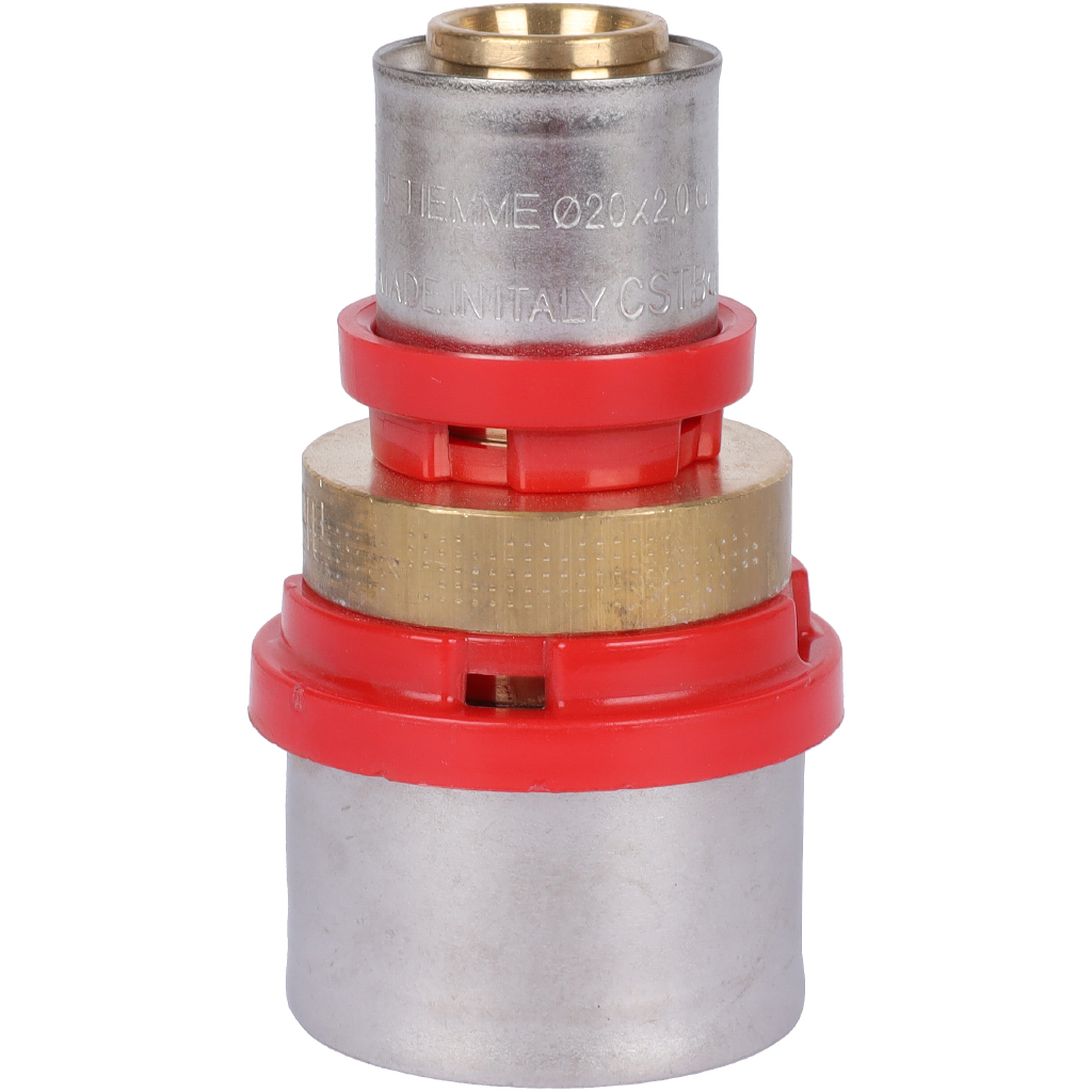 Муфта TIEMME 32x20 для металлопластиковых труб прессовой, 1650115