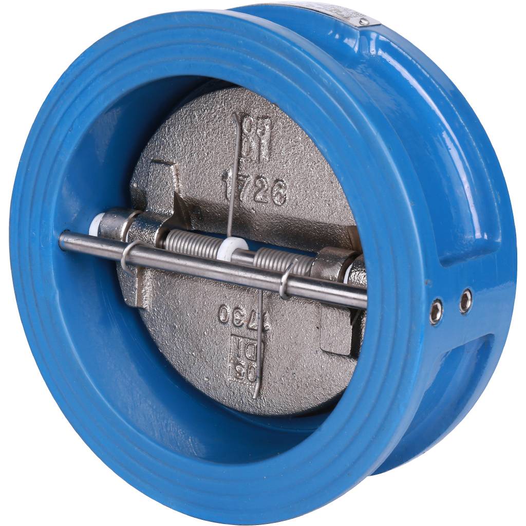 Обратный клапан двухстворчатый Tecofi из чугуна Ду125 Ру16 межфл ст/чуг T=110, CB3448N-EP0125