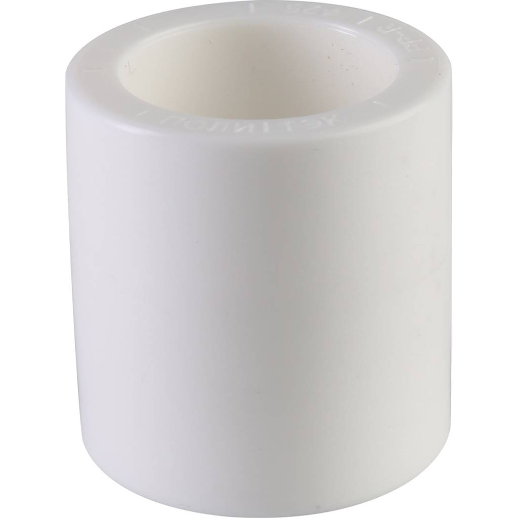 Муфта для полипропиленовых труб под сварку (цвет белый) Политэк d=25