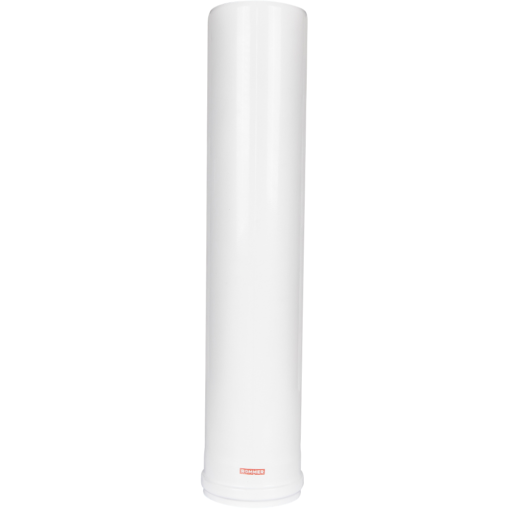 Удлинитель дымохода традиционный коаксиальный ROMMER D60(п-м)/100(м-п), L500, RCA-6010-000500