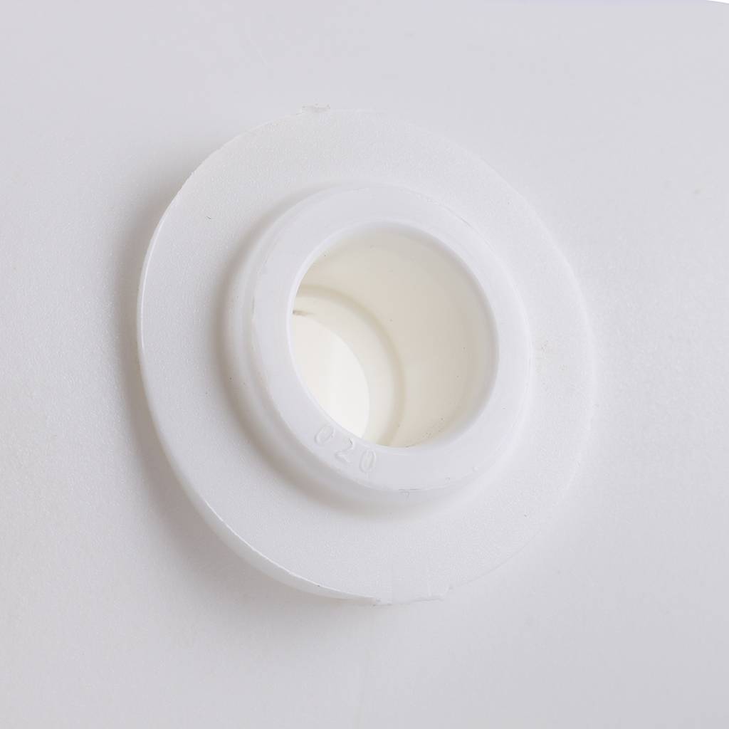 Тройник переходной Kalde 75х20х75 для полипропиленовых труб под сварку (цвет белый), 3212-tio-752075