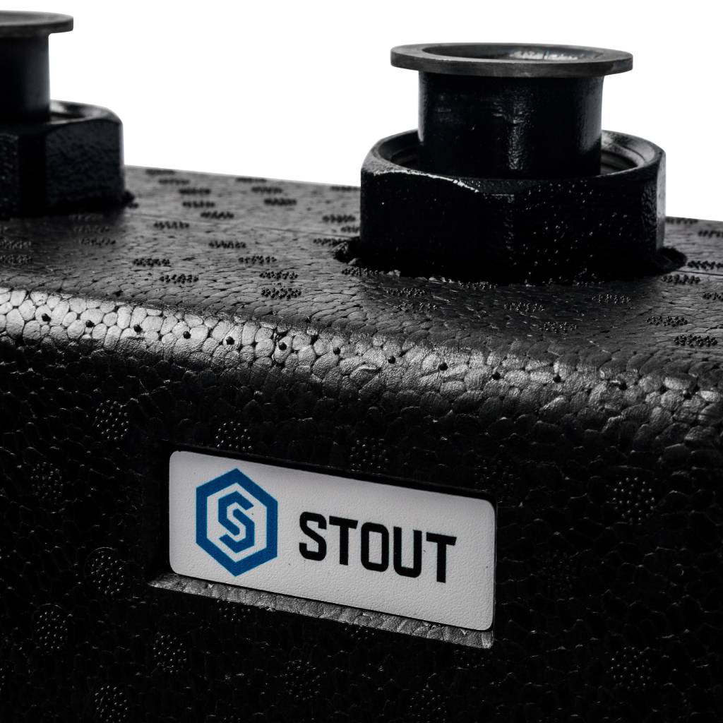 Стальной распределительный коллектор STOUT SDG-0017 3(5) отопительных контура, в теплоизоляции DN 25