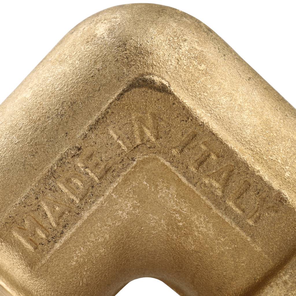 Угольник TIEMME НВ с упором 1х1 для стальных труб резьбовой, 1500033