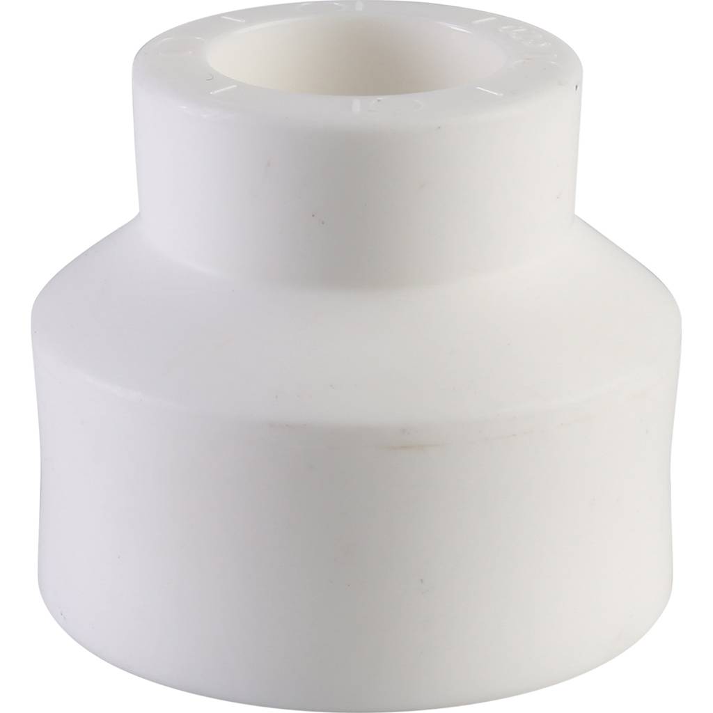 Муфта переходная Политэк 32х20 внутр./внутр. для полипропиленовых труб под сварку (цвет белый)