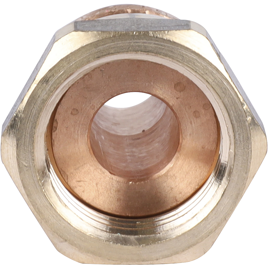 Переходник РЕХАУ RAUTITAN с накидной гайкой 16-G 1/2 RX+ для труб из сшитого полиэтилена аксиальный