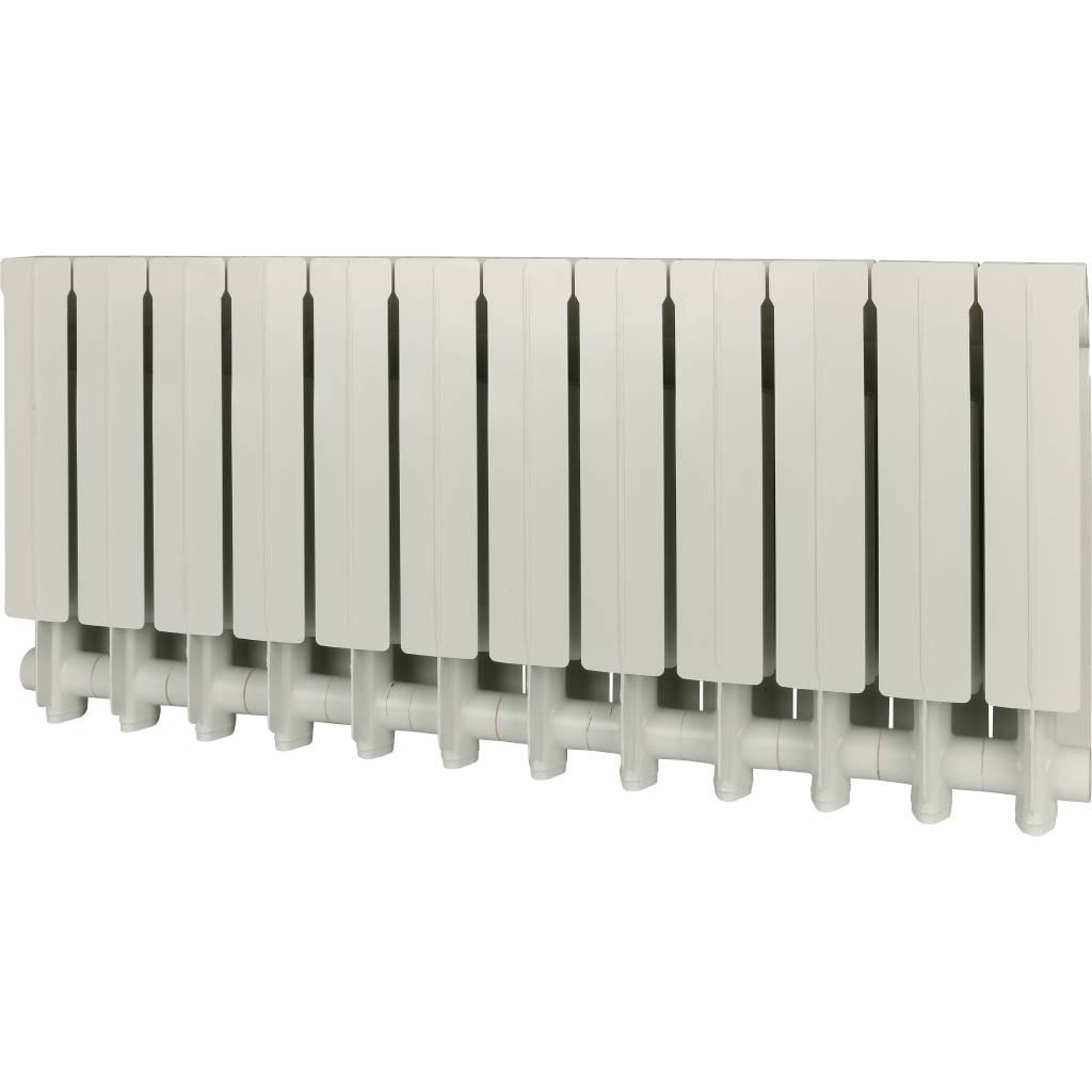 Радиатор алюминиевый Global VOX EXTRA 350 12 секций боковое подключение (белый RAL 9010), 83542