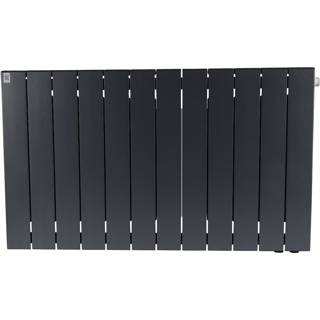 Радиатор биметаллический RIFAR SUPReMO VENTIL 500 SVR 12 секций нижнее правое подключение (Цвет ТИТАН), 4RS50.VR-12-TI