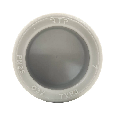 Заглушка PPR  32, PN25 серый, РТП