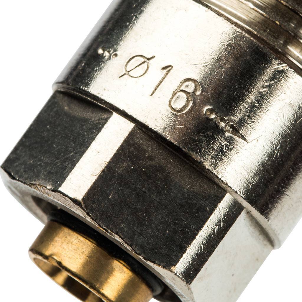 Тройник переходной Prandelli Multyrama (20.2х16.2х16.2) для металлопластиковых труб винтовой, 103.33.41.1