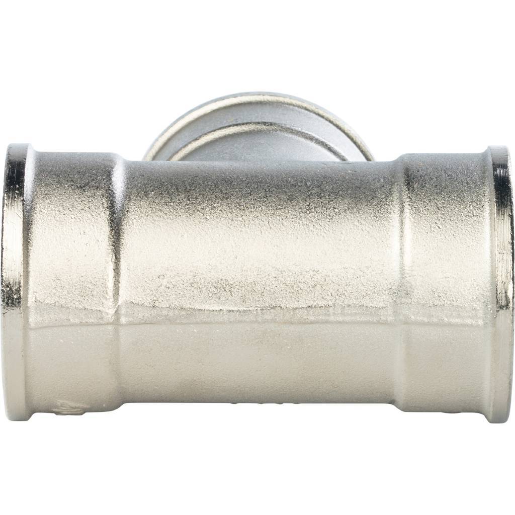 Тройник STOUT ВВ никелированный 1 1/4, SFT-0020-000114