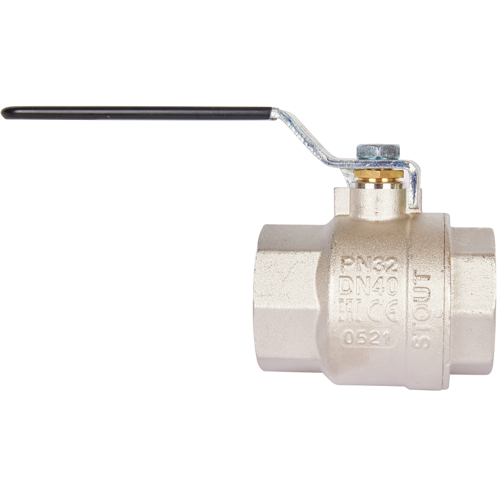 Кран шаровой STOUT полнопроходной, ВР/ВР, ручка рычаг 1 1/2, SVB-0001-000040