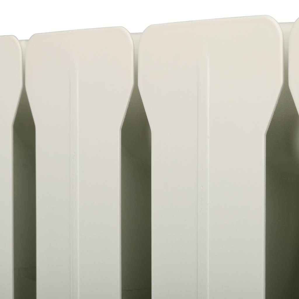 Радиатор биметаллический Global STYLE PLUS 350 8 секций боковое подключение (белый RAL 9010), STP03501008