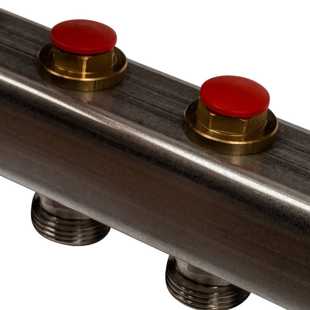 Коллектор из нержавеющей стали без расходомеров STOUT 9 выходов