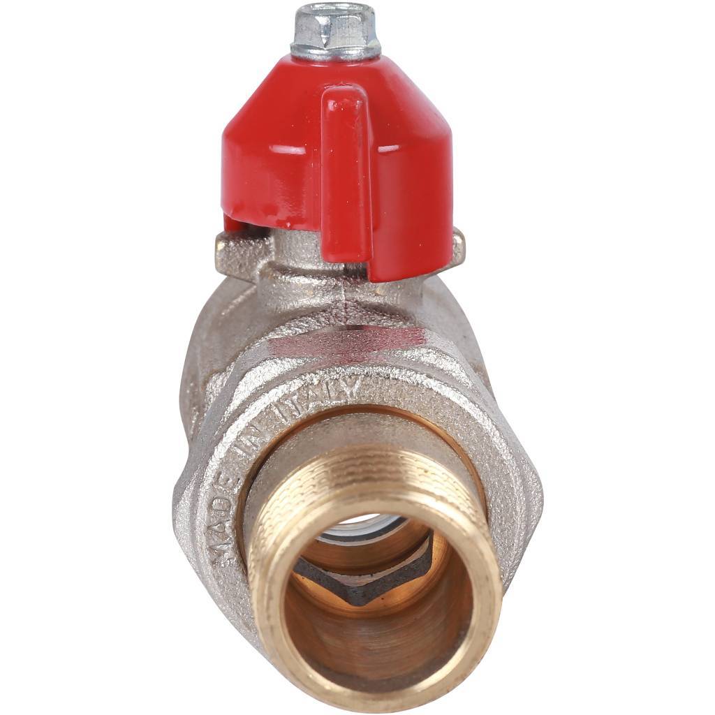 Кран шаровой Itap IDEAL 098 1/2 с накидной гайкой полнопроходной (бабочка), 26096