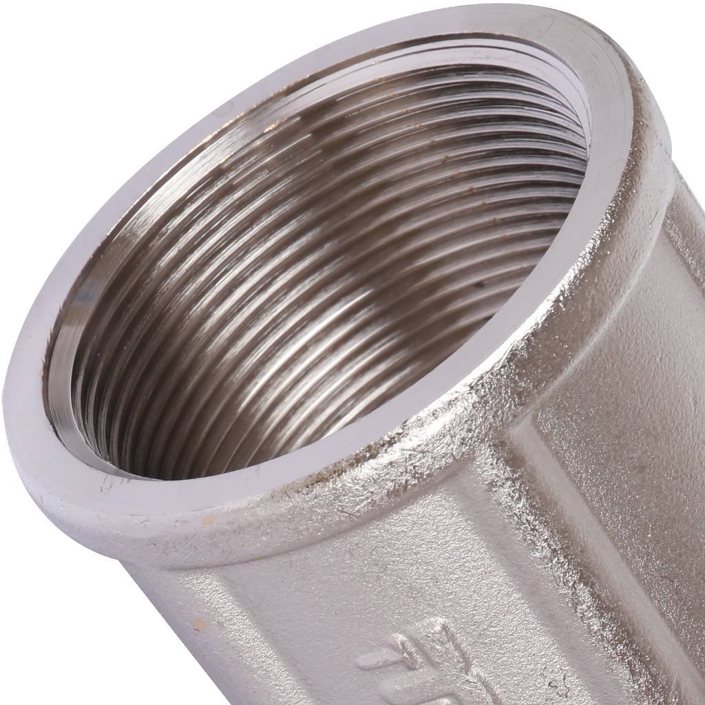 Муфта TIEMME ВВ 2х2 никель, 1500478