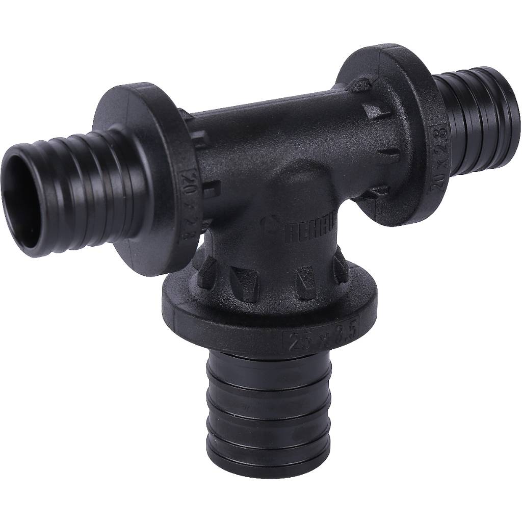 Тройник РЕХАУ RAUTITAN с увеличенным боковым проходом 20-25-20 PX, 11601041001