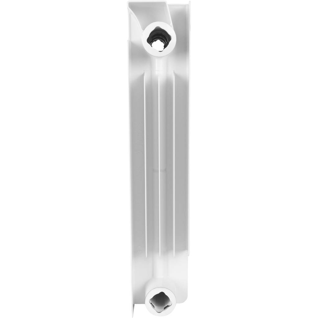 Распродажа: Радиатор биметаллический STOUT STYLE 350 4 секции боковое подключение (белый RAL 9010), SRB-0110-035004