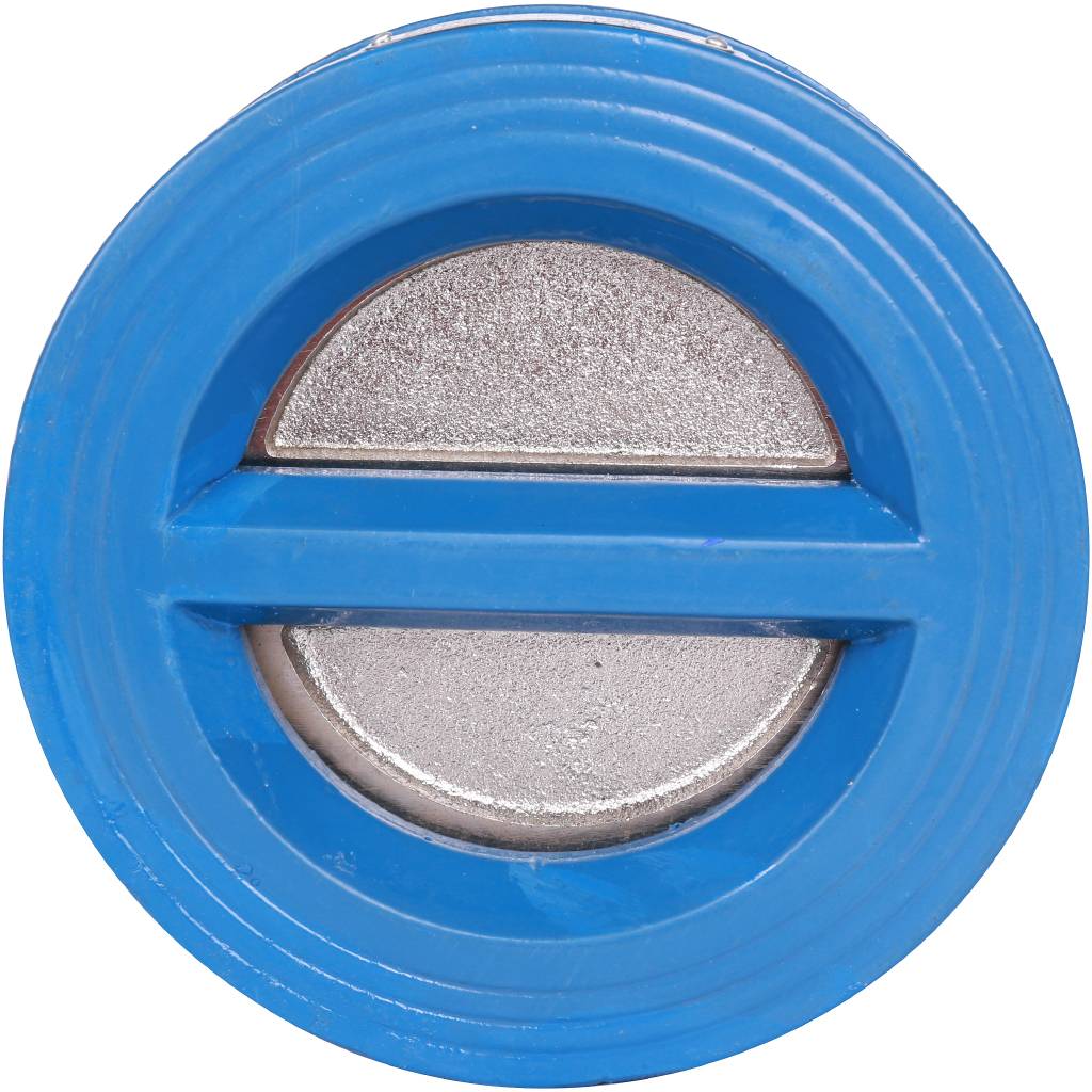 Обратный клапан двухстворчатый Tecofi из чугуна Ду125 Ру16 межфл ст/чуг T=110, CB3448N-EP0125