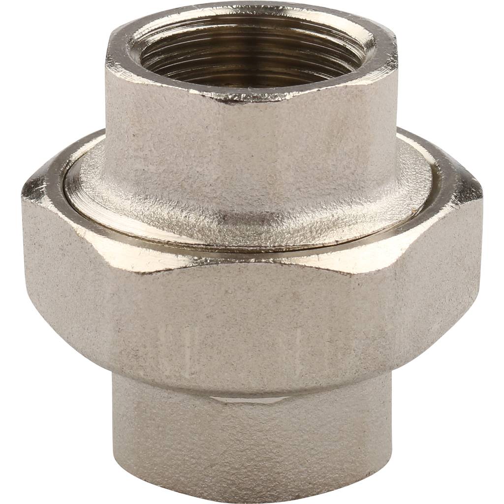 Сгон TIEMME прямой конический, никелированный ВВ 1/2х1/2, 1500374
