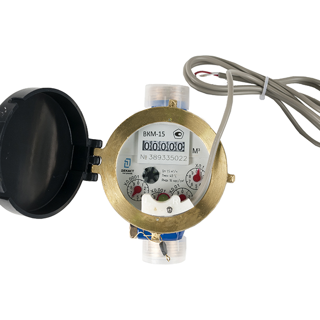 Бытовой мокроходный счетчик холодной воды Decast РОСИЧ ВКМ-15 ДГ2, 71-15-03