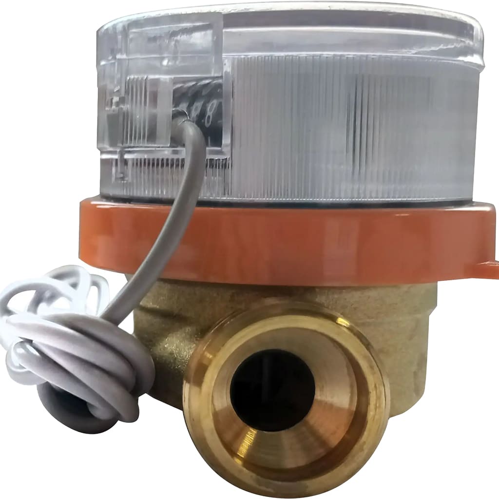 Счетчик воды Ду20 импульсный выход, Qn=2,5 м3/ч, L=130мм (присоединители в комплекте)  МПИ 6 лет, Н00003020