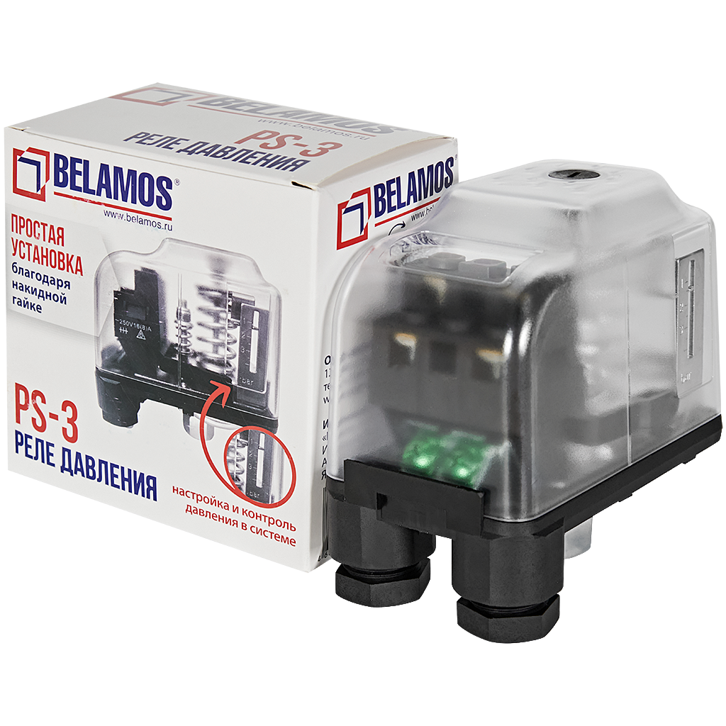 Реле давления BELAMOS PS-3 со шкалой