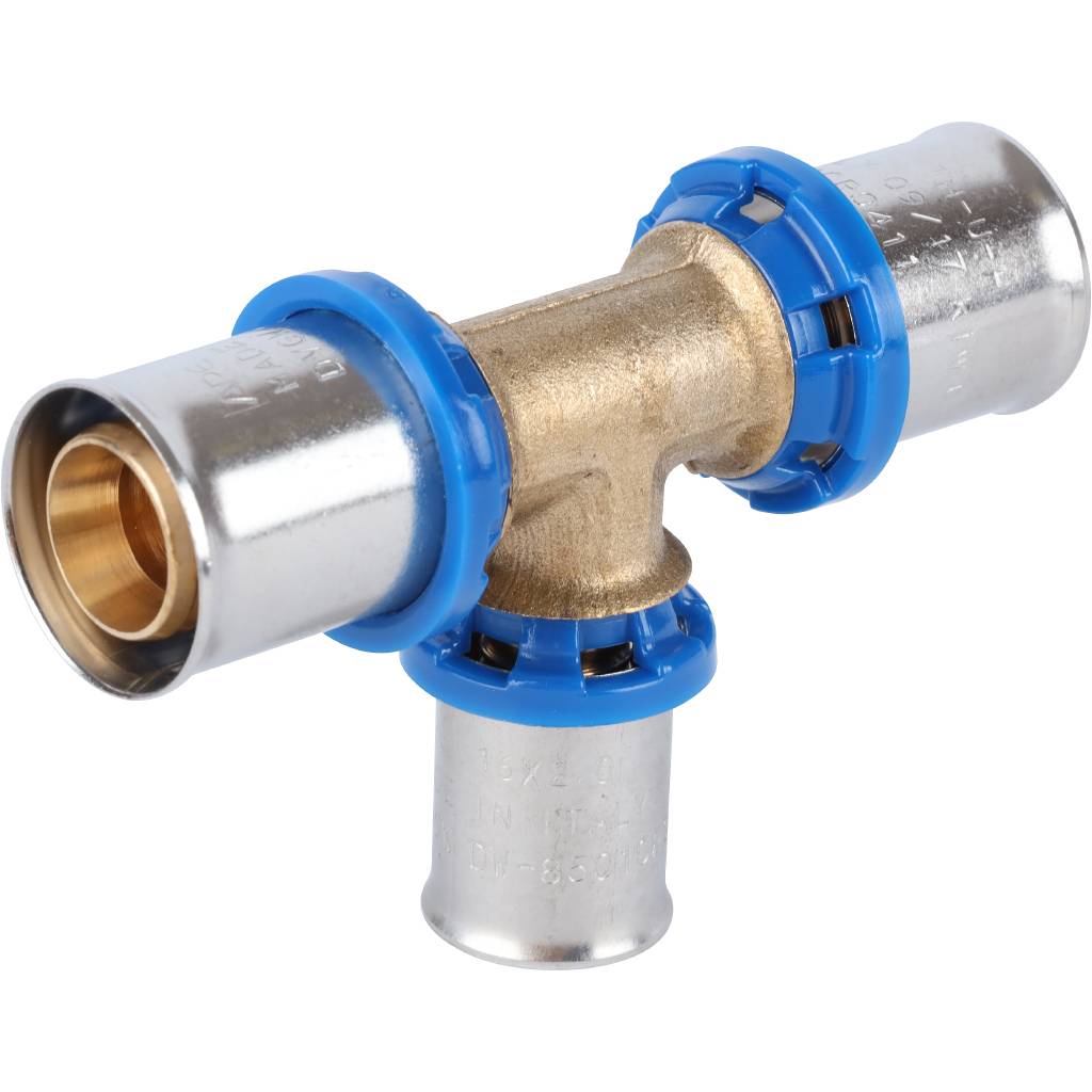 Тройник APE переходной 20х16х20 для металлопластиковых труб прессовой, ARL2400212