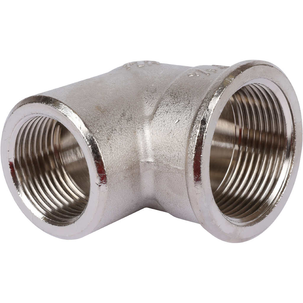 Угольник TIEMME ВВ никелированный 1 1/4х1 для стальных труб резьбовой, 1500464