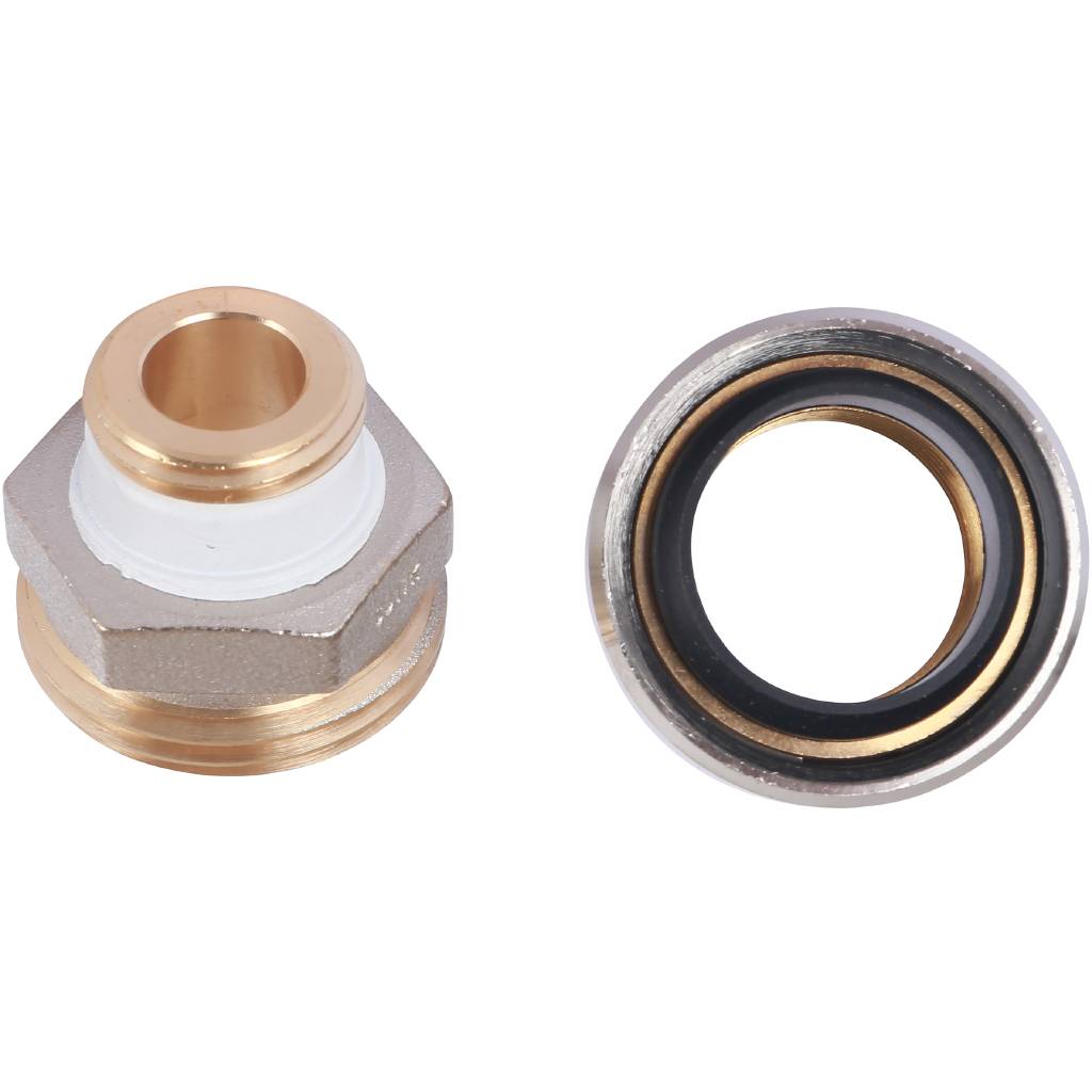 Фитинг Meibes резьбовой латунный Plus для стальных труб 1/2*1/2” HР, F13078