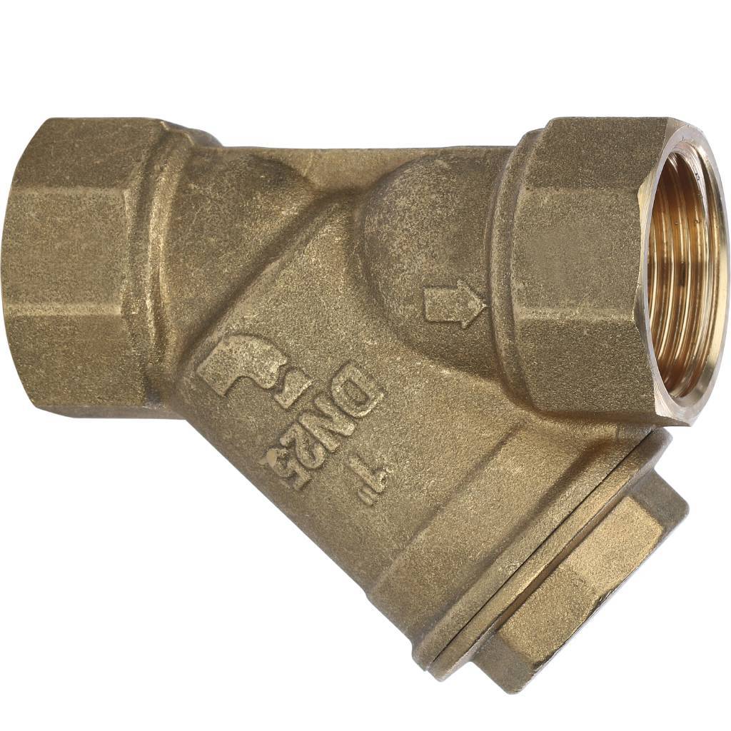 Фильтр сетчатый косой STOUT SFW 1 500 мкр., SFW-0001-000025