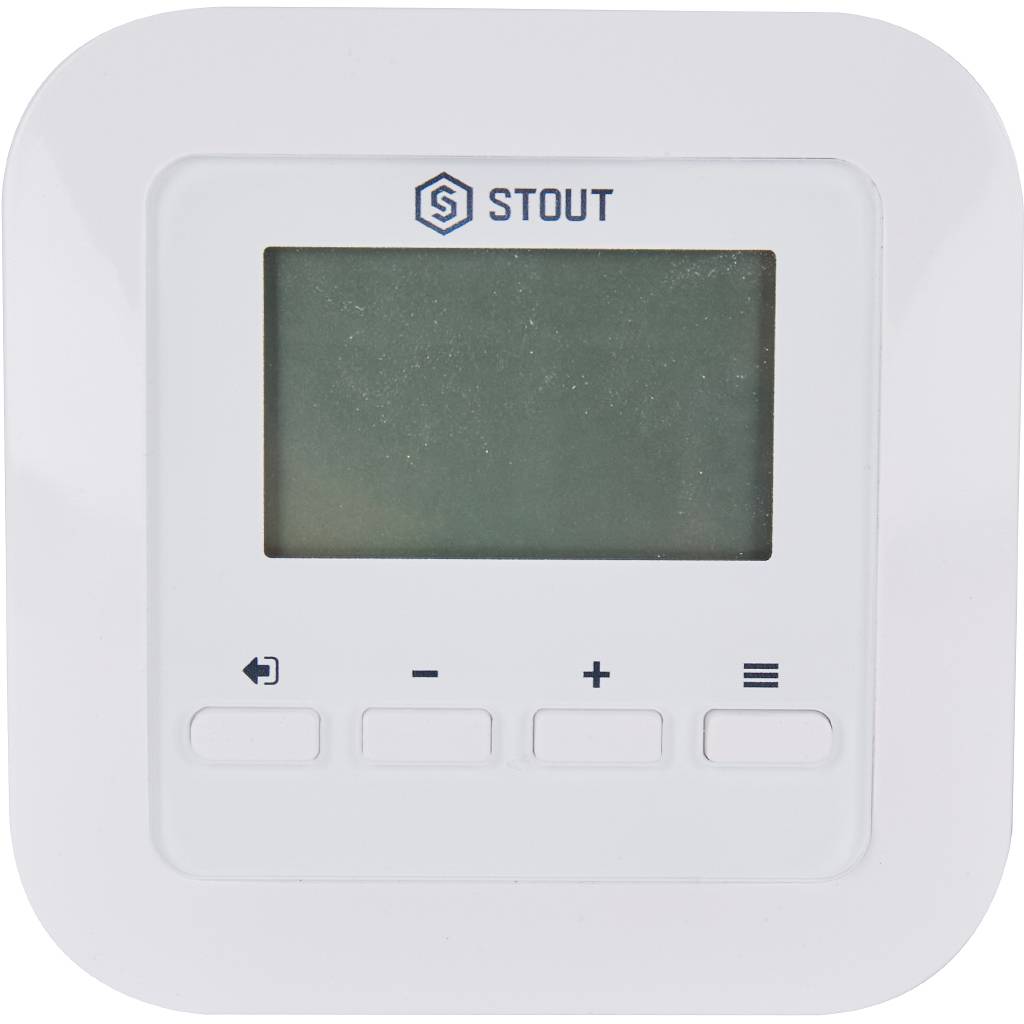 Беспроводной комнатный двухпозиционный регулятор STOUT ST-295v2, белый, STE-0101-029521