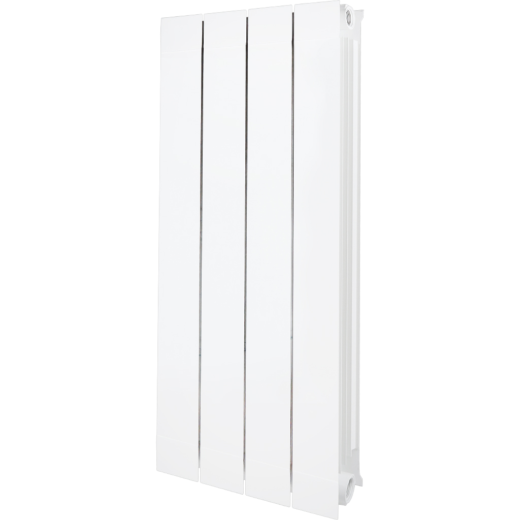 Радиатор алюминиевый Global Oscar 900 6 секций боковое подключение (белый RAL 9010), OS09001006