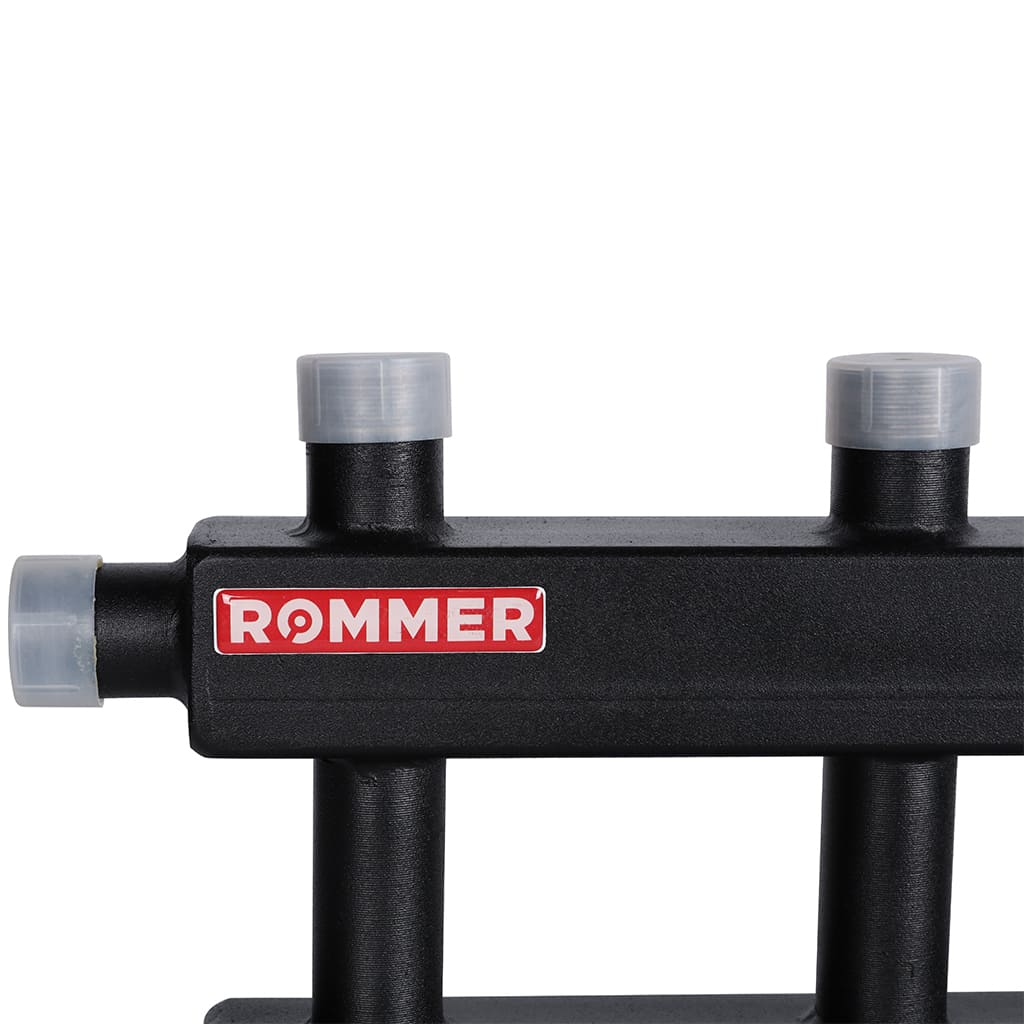 ROMMER RDG-0060-024025 ROMMER Коллектор (дублер компакт) с гидроразделителем на 2+2+1 контура  до 60 кВт