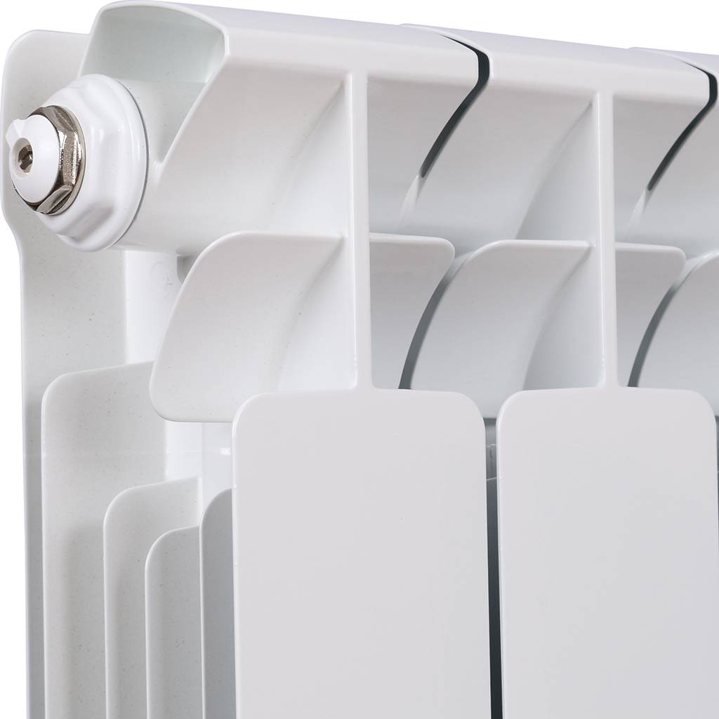 Радиатор биметаллический RIFAR BASE VENTIL 500 BVR 4 секции нижнее правое подключение (белый RAL 9016), 1RB50.VR-4
