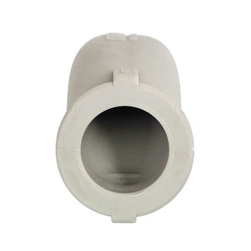 Обводное колено с муфтой короткое PPR 25,  серый, РТП