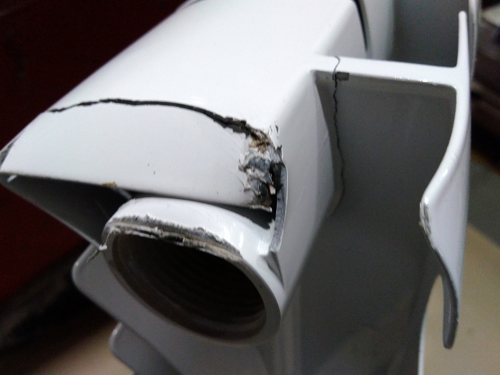 Уцененный товар (нарушена упаковка, повреждения крайних секций): Радиатор биметаллический ROMMER Plus BM 500 8 секций боковое подключение (RAL9016), RBM-3210-050008