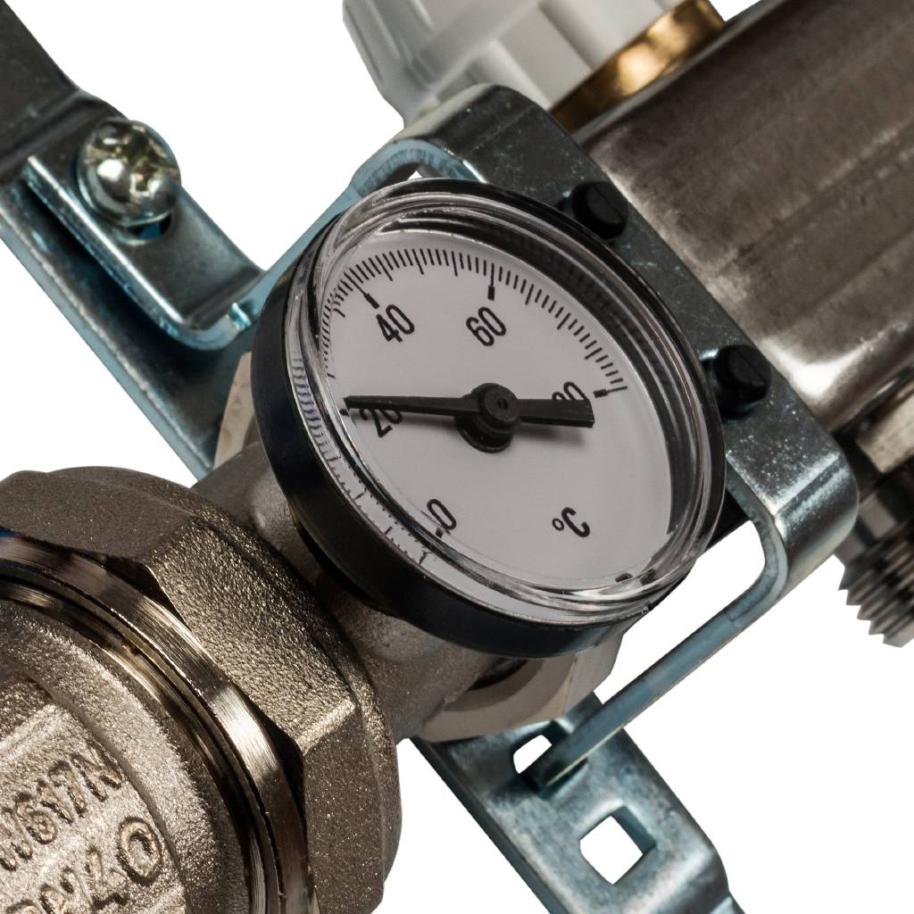 Коллектор из нержавеющей стали в сборе без расходомеров STOUT 9 выходов