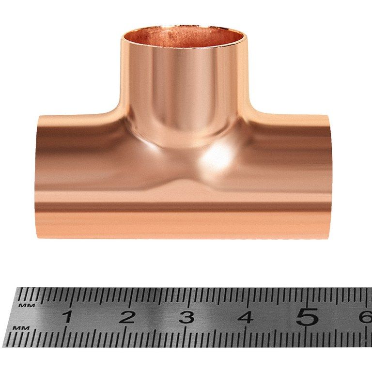 Тройник JINTIAN ВП 22 из меди под пайку JT-1513022