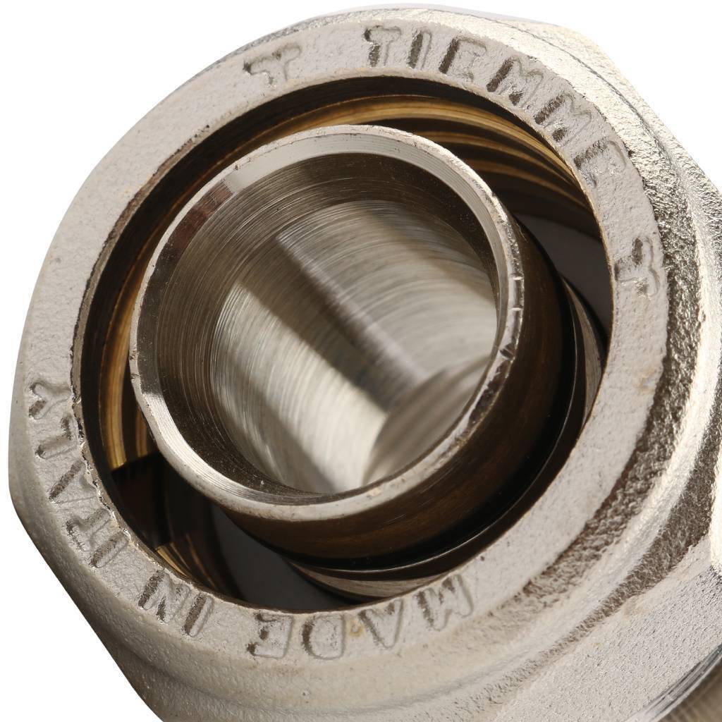 Муфта TIEMME с внутренней резьбой (26х3.0х1) для металлопластиковых труб винтовой, 1600029