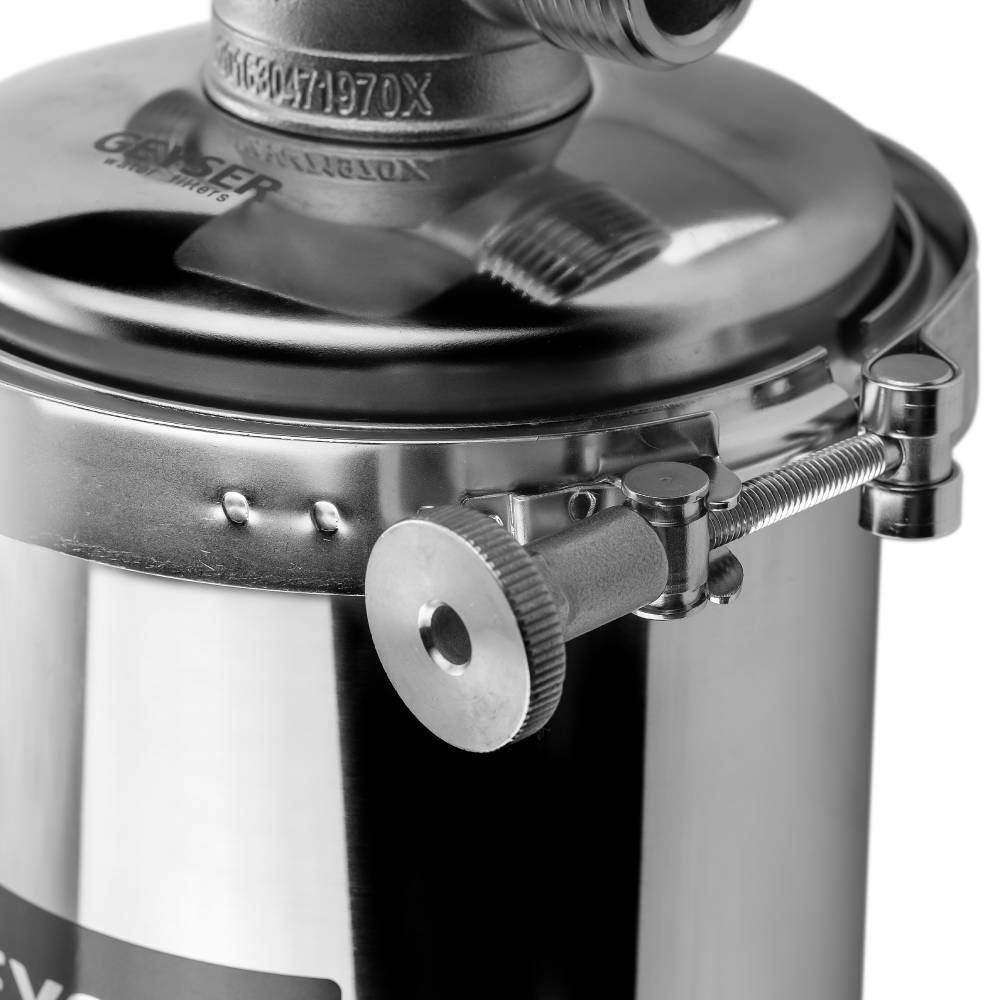 Корпус фильтра ГЕЙЗЕР Премьер 10BB 1 для холодной и горячей воды со сливом, 50754