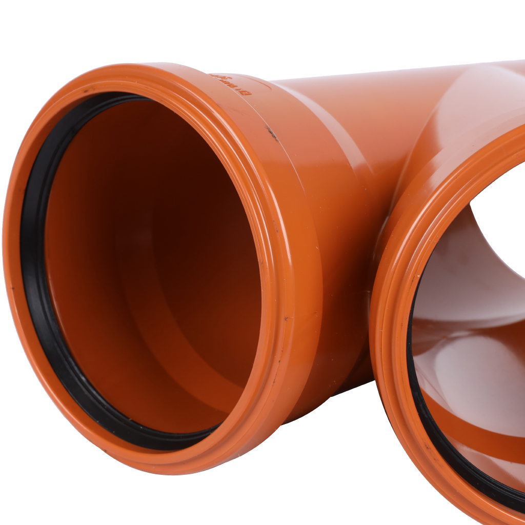 Тройник Sinikon НПВХ D110x110x45° для наружной канализации, 20300.R.B