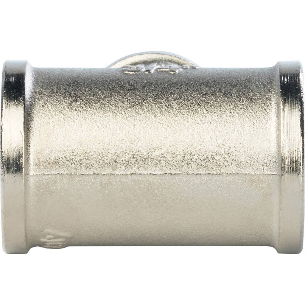 Тройник STOUT ВВ переходной никелированный 3/4X1/2X3/4, SFT-0022-341234