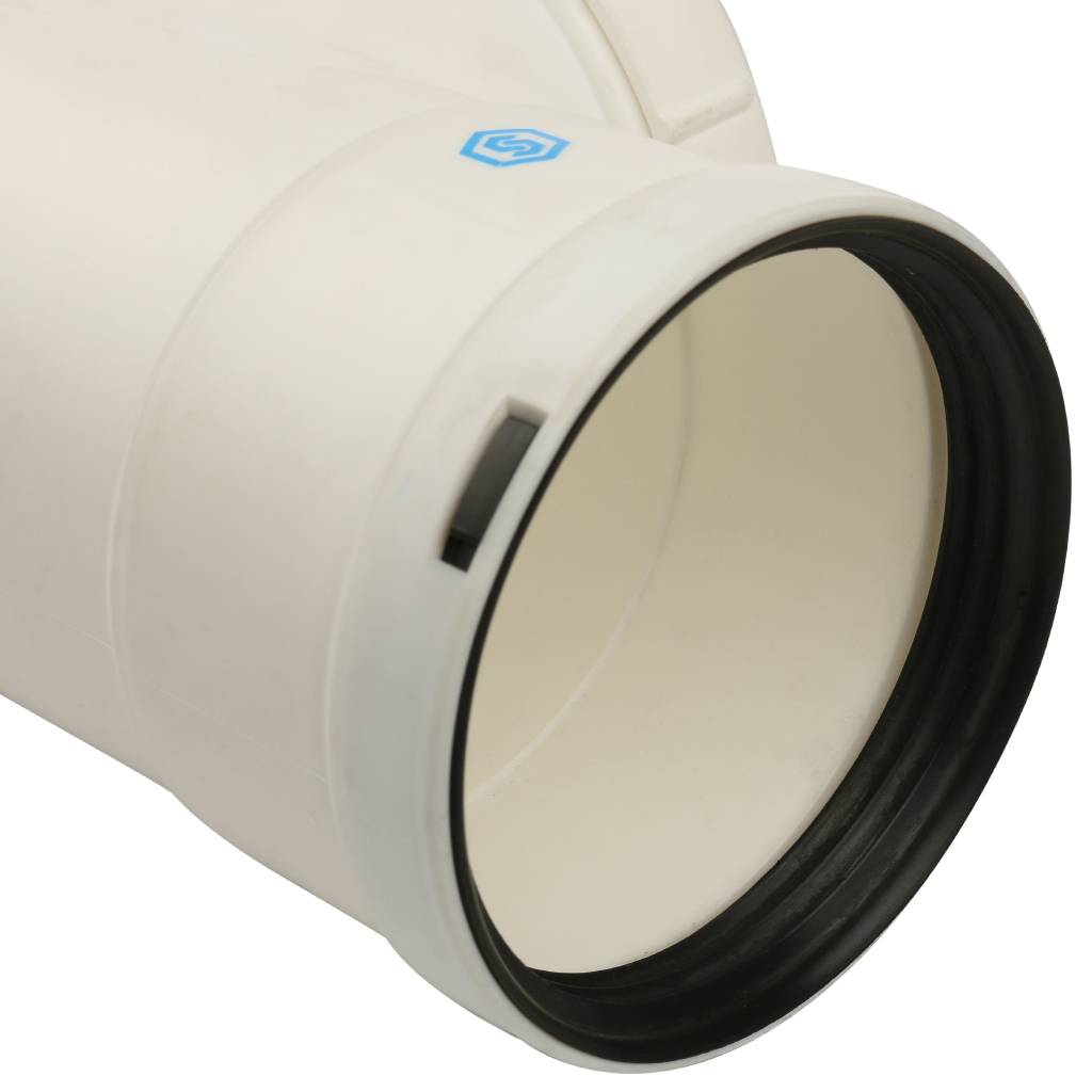 Элемент дымохода STOUT конденсац. визуальн инспекция T образн DN80 п/м PP-FE, SCA-8080-010210